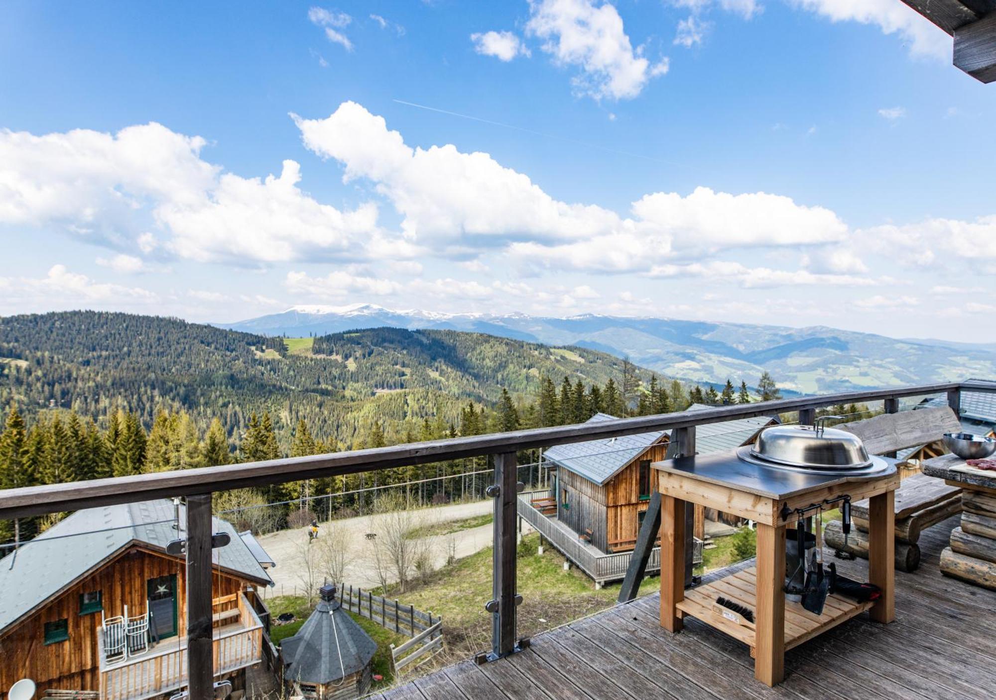 1A Chalet "Wolke" Wandern, Grillen, Wellness Im Traumhaus Wolfsberg Eksteriør billede