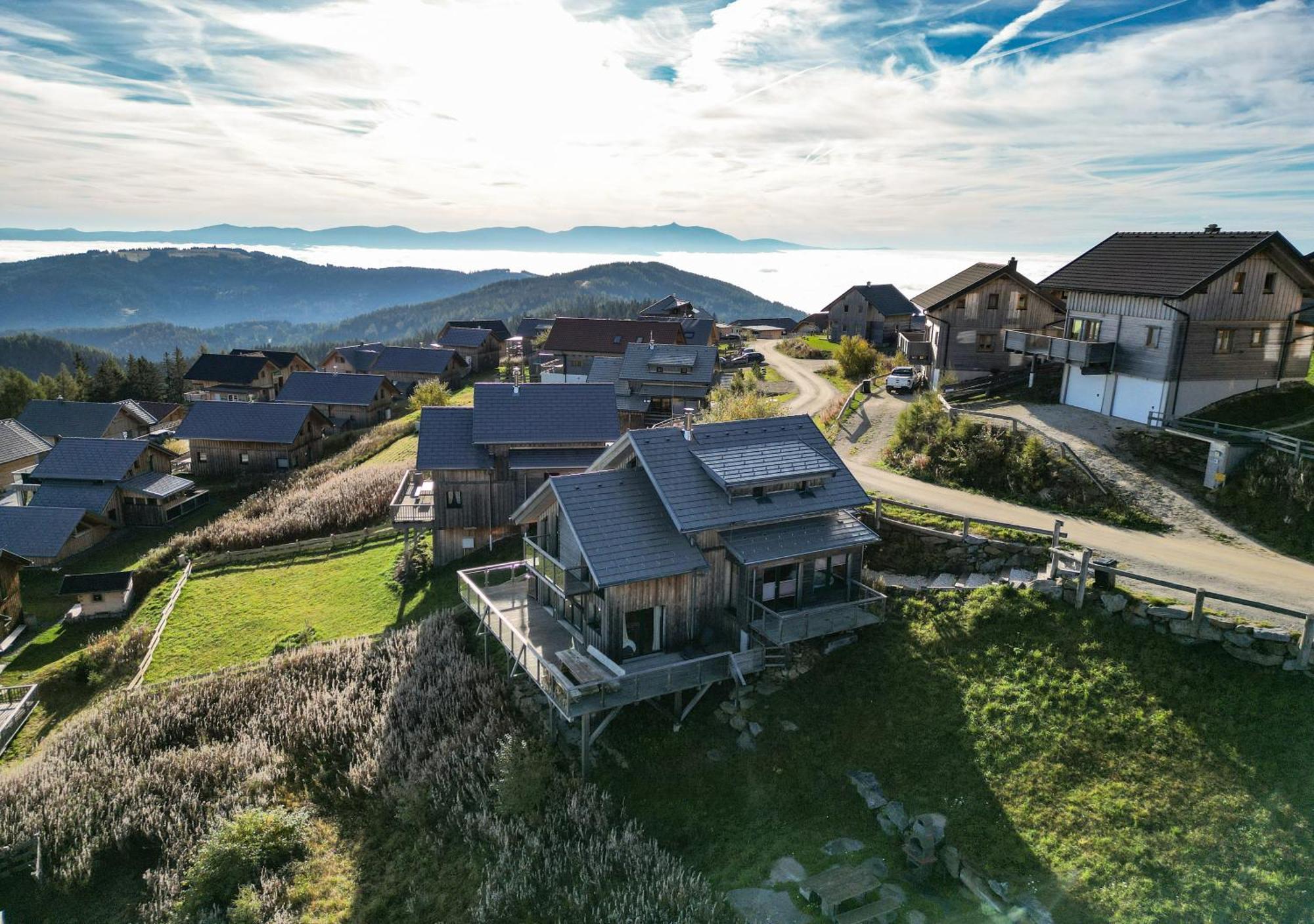 1A Chalet "Wolke" Wandern, Grillen, Wellness Im Traumhaus Wolfsberg Eksteriør billede