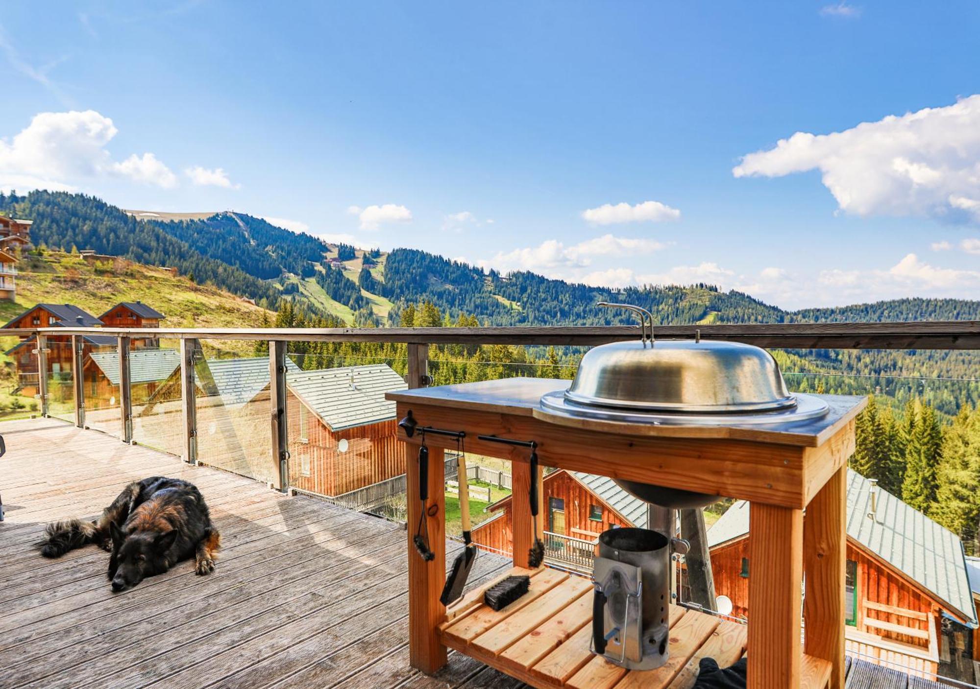 1A Chalet "Wolke" Wandern, Grillen, Wellness Im Traumhaus Wolfsberg Eksteriør billede